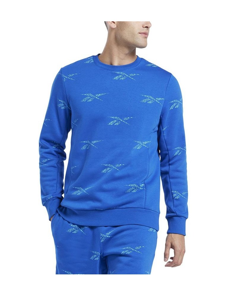 Men's Logo Crewneck Sweatshirt Blue $35.00 Sweatshirt