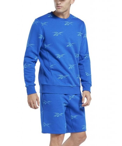 Men's Logo Crewneck Sweatshirt Blue $35.00 Sweatshirt