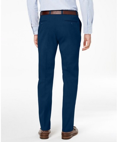 Men's Modern-Fit TH Flex Stretch Comfort Solid Performance Pants Navy $25.30 Pants