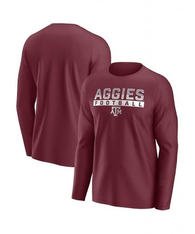 Men's Branded Maroon Texas A&M Aggies Weekend Favorite Raglan Long Sleeve T-shirt $22.05 T-Shirts