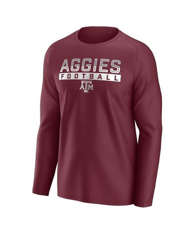 Men's Branded Maroon Texas A&M Aggies Weekend Favorite Raglan Long Sleeve T-shirt $22.05 T-Shirts