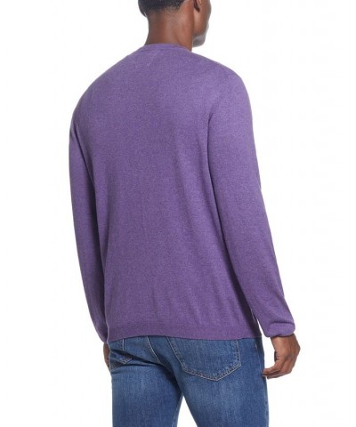 Men's Cotton Cashmere V-Neck Sweater PD06 $15.89 Sweaters