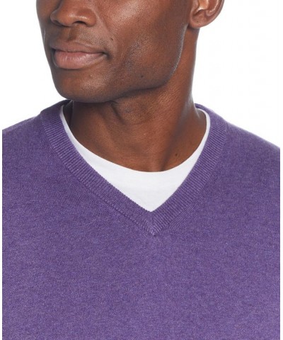 Men's Cotton Cashmere V-Neck Sweater PD06 $15.89 Sweaters