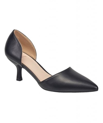 Women's Bali Pointed Pumps Black $41.04 Shoes