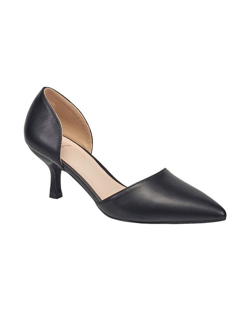 Women's Bali Pointed Pumps Black $41.04 Shoes