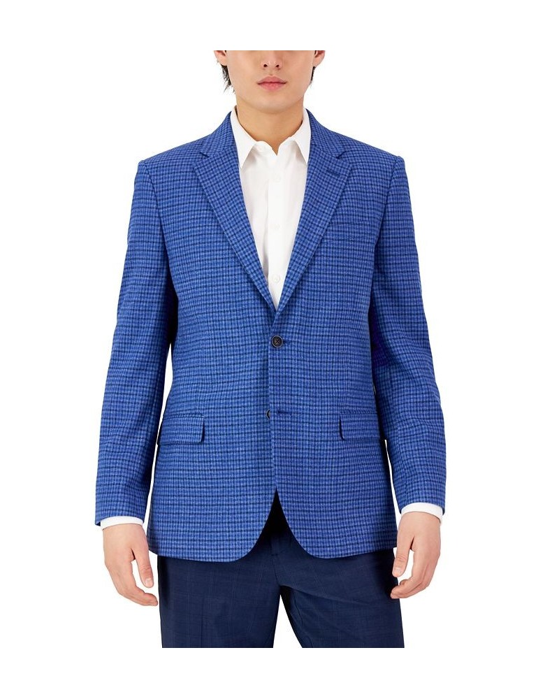 Men's Modern-Fit Plaid Sport Coat PD01 $37.40 Blazers