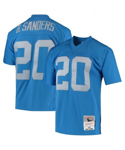 Men's Barry Sanders Blue Detroit Lions 1994 Legacy Replica Jersey $81.60 Jersey