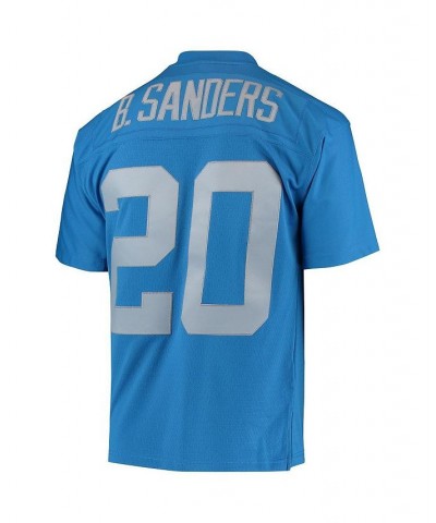 Men's Barry Sanders Blue Detroit Lions 1994 Legacy Replica Jersey $81.60 Jersey