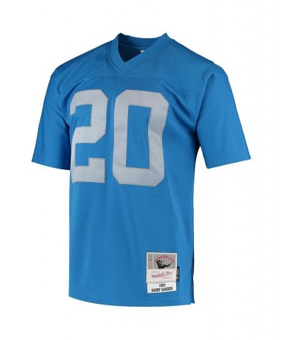 Men's Barry Sanders Blue Detroit Lions 1994 Legacy Replica Jersey $81.60 Jersey