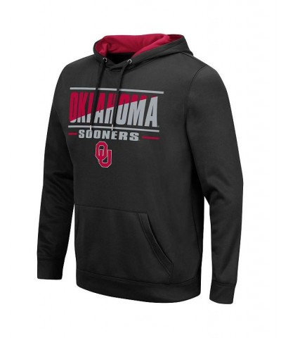 Men's Black Oklahoma Sooners Slash Stack 2.0 Pullover Hoodie $28.60 Sweatshirt