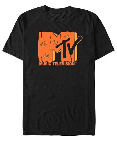 Men's MTV Jack Logo Short Sleeves T-shirt Black $19.24 T-Shirts