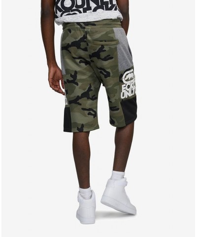 Men's Big and Tall In and Out Fleece Shorts Green $34.22 Shorts