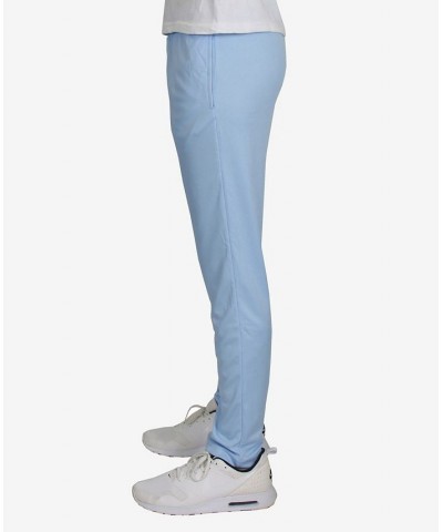 Men's Dry Fit Moisture Wicking Performance Active Pants Light Blue $18.36 Pants