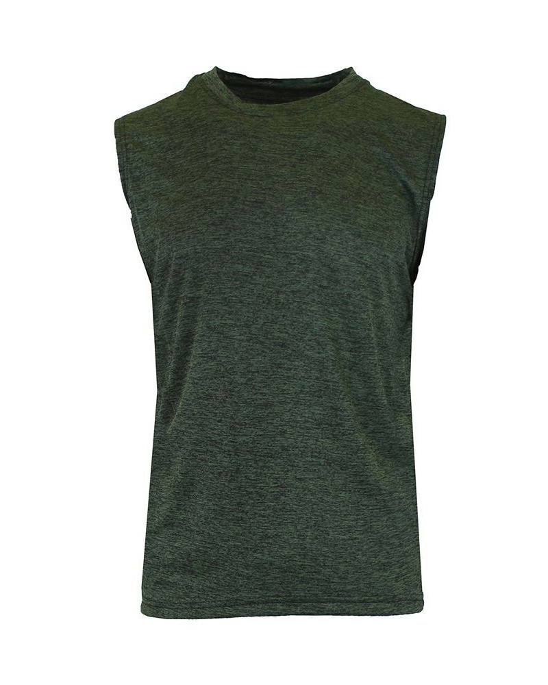 Men's Performance Muscle T-shirt Olive $14.28 T-Shirts