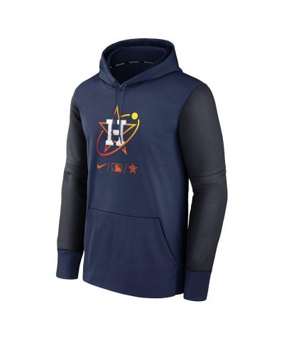 Men's Navy Houston Astros 2022 City Connect Therma Performance Pullover Hoodie $44.10 Sweatshirt