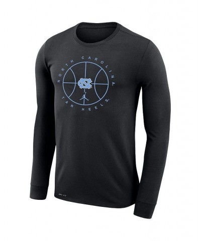 Men's Black North Carolina Tar Heels Basketball Icon Legend Performance Long Sleeve T-shirt $21.50 T-Shirts