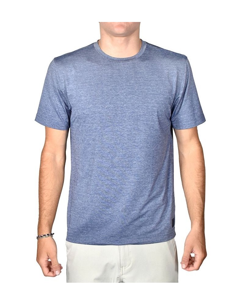 Men's Performance Metal Vent Short-Sleeve T-Shirt Blue $26.18 Shirts