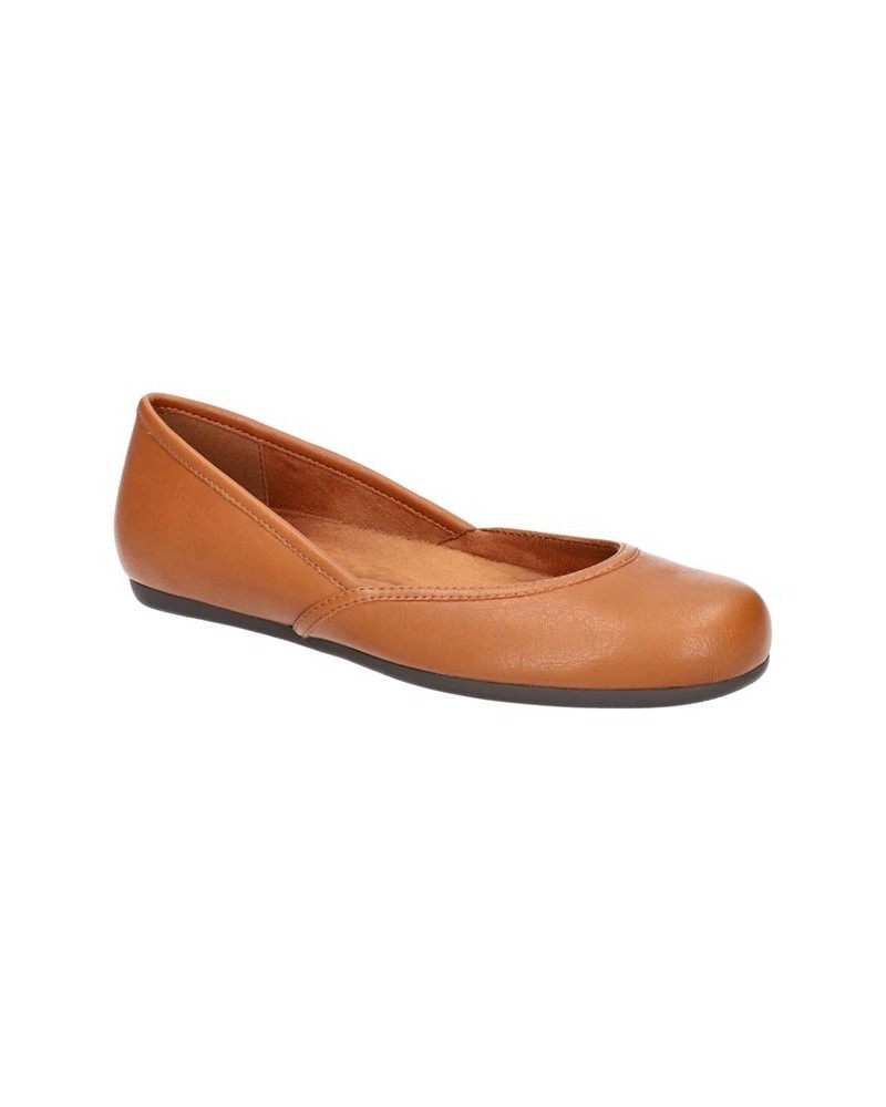 Women's Tamar Ballet Flats Brown $27.30 Shoes