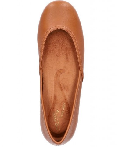 Women's Tamar Ballet Flats Brown $27.30 Shoes