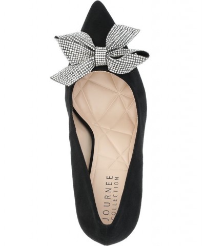 Women's Marcie Rhinestone Bow Pumps PD01 $46.20 Shoes