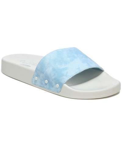 Women's Pisces Slides Blue $31.80 Shoes