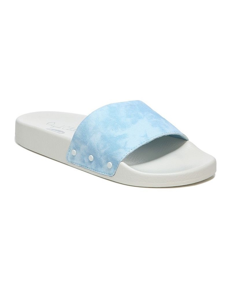 Women's Pisces Slides Blue $31.80 Shoes