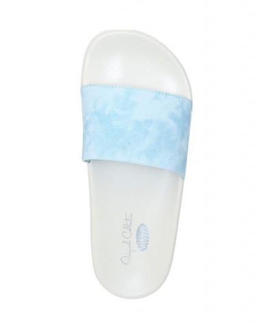 Women's Pisces Slides Blue $31.80 Shoes