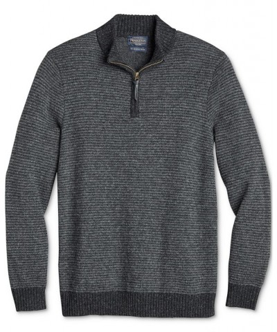 Men's Shetland Half Zip Sweater PD03 $33.80 Sweaters