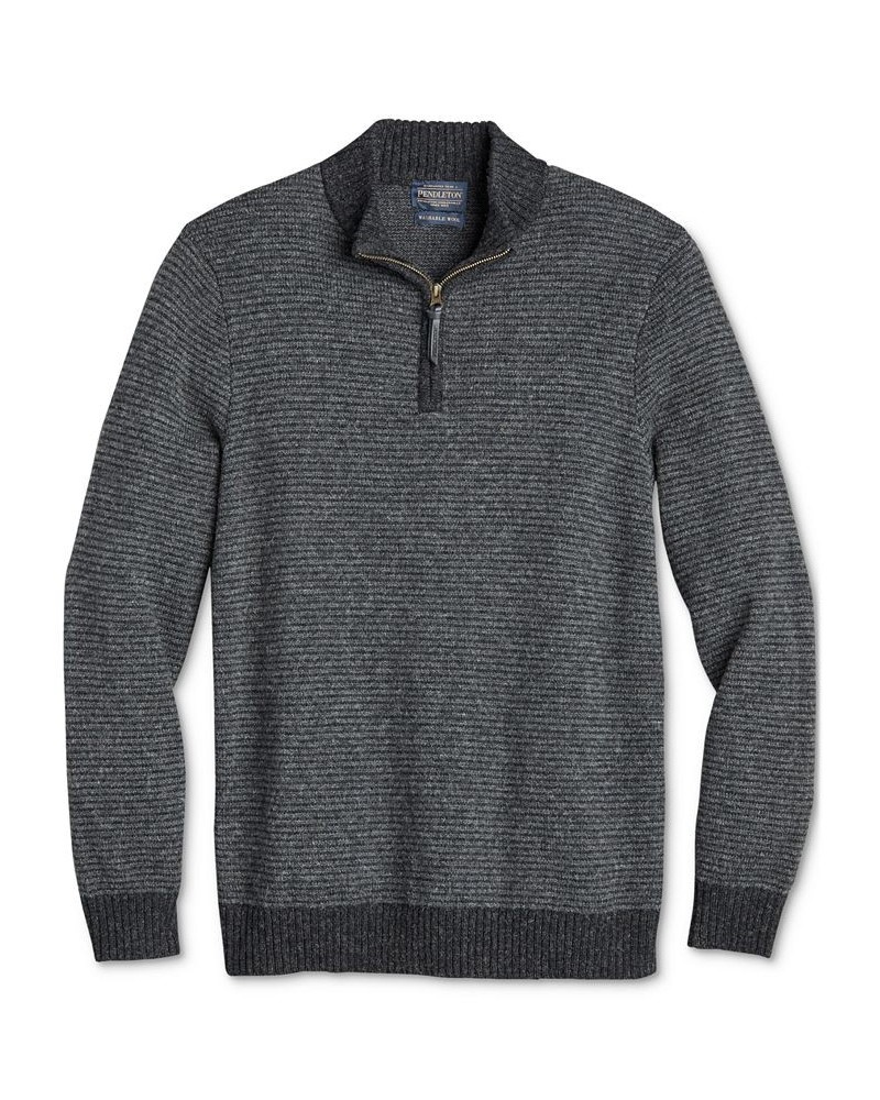 Men's Shetland Half Zip Sweater PD03 $33.80 Sweaters