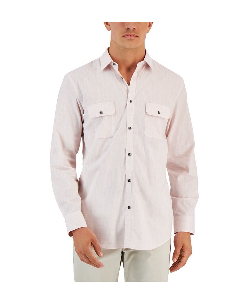 Men's Regular-Fit Solid Shirt PD08 $13.50 Shirts