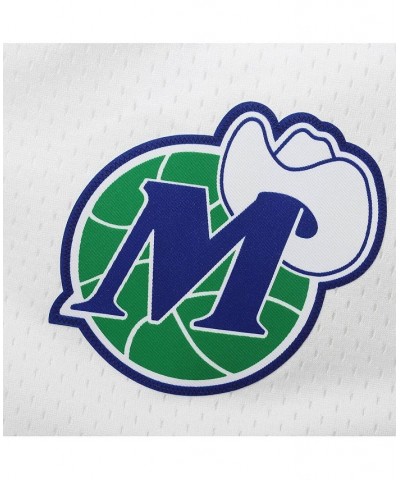 Men's White Dallas Mavericks 1998-99 Hardwood Classics Swingman Shorts $32.90 Shorts