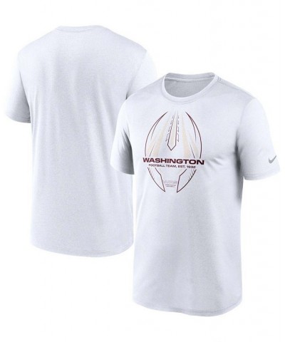 Men's Big and Tall White Washington Football Team Legend Icon Logo Performance T-shirt $21.60 T-Shirts