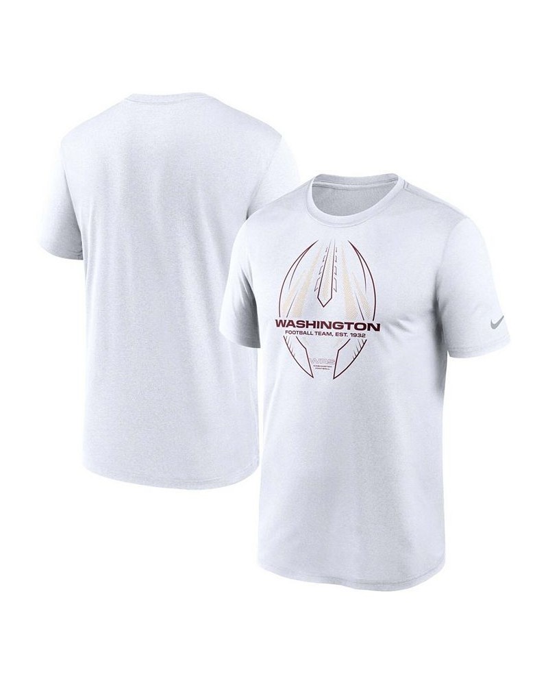 Men's Big and Tall White Washington Football Team Legend Icon Logo Performance T-shirt $21.60 T-Shirts