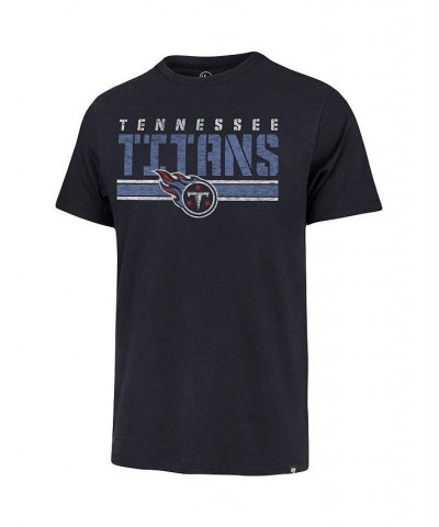 Men's '47 Navy Tennessee Titans Team Stripe T-shirt $19.71 T-Shirts