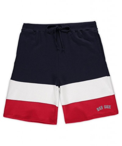 Men's Branded Navy/Red Boston Red Sox Big and Tall Custom Color Shorts $22.50 Shorts