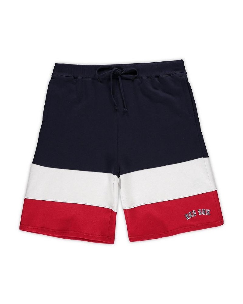 Men's Branded Navy/Red Boston Red Sox Big and Tall Custom Color Shorts $22.50 Shorts