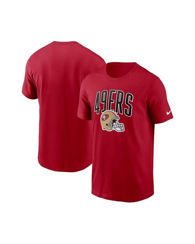 Men's Scarlet San Francisco 49ers Team Athletic T-shirt $26.54 T-Shirts