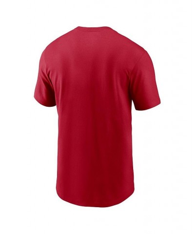 Men's Scarlet San Francisco 49ers Team Athletic T-shirt $26.54 T-Shirts