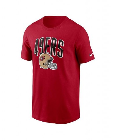 Men's Scarlet San Francisco 49ers Team Athletic T-shirt $26.54 T-Shirts