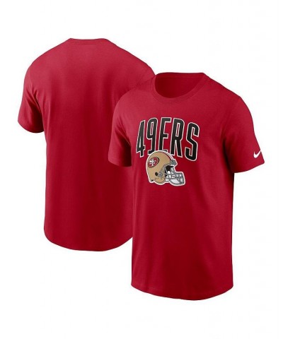 Men's Scarlet San Francisco 49ers Team Athletic T-shirt $26.54 T-Shirts