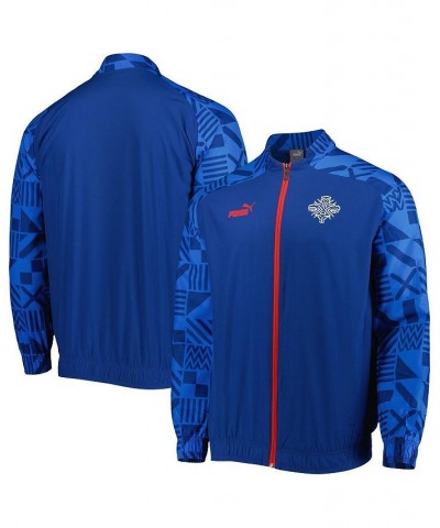 Men's Light Blue Iceland National Team Pre-Match Raglan Full-Zip Training Jacket $41.00 Jackets