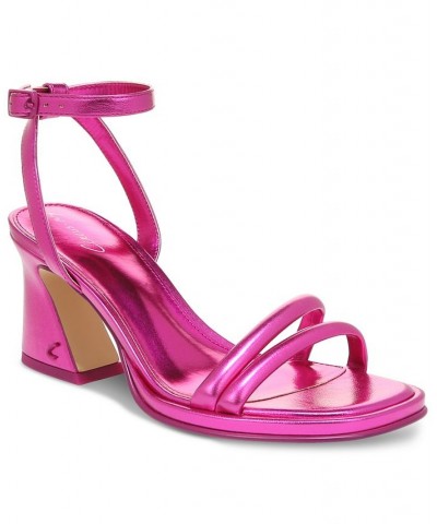 Hartlie Ankle-Strap Flare-Heel Dress Sandals PD03 $39.60 Shoes