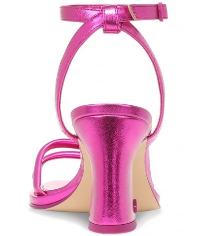 Hartlie Ankle-Strap Flare-Heel Dress Sandals PD03 $39.60 Shoes