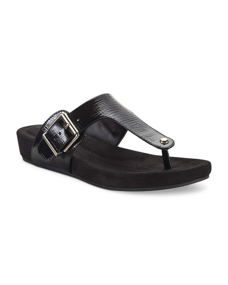 Memory Foam Rivver Sandals Black $41.34 Shoes