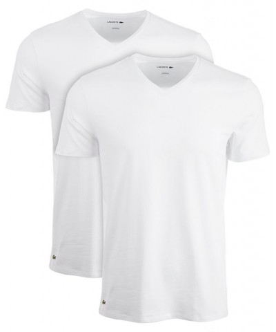 Men's 2-Pk. V-Neck Regular Fit Undershirts White $26.04 Undershirt