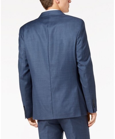 Men's Solid Classic-Fit Suit Jackets Blue $78.63 Suits