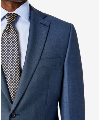 Men's Solid Classic-Fit Suit Jackets Blue $78.63 Suits