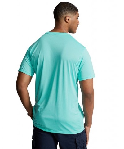 Men's Big & Tall Performance Jersey T-Shirt Blue $31.28 T-Shirts