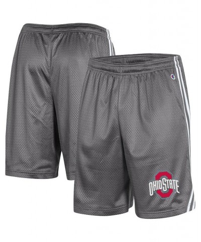 Men's Gray Ohio State Buckeyes Team Lacrosse Shorts $16.80 Shorts