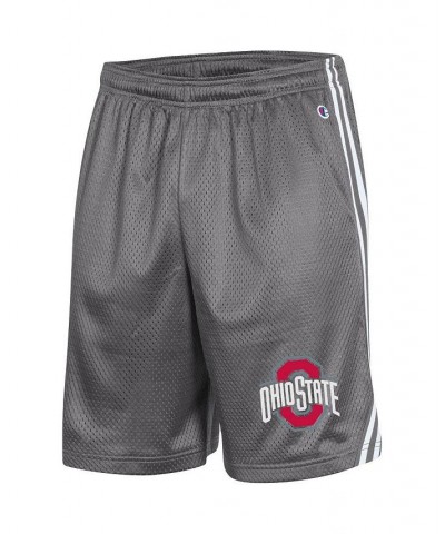 Men's Gray Ohio State Buckeyes Team Lacrosse Shorts $16.80 Shorts